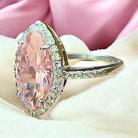 Artisan Jewelry - Pink Tourmaline Sterling Silver Ring (6.75)